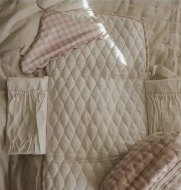 Janie and Jack Nursery|Diapering-Portable Changing Pad - Gingham pink
