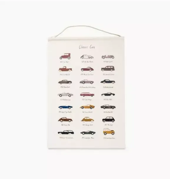 Janie and Jack Art-Poster - classic cars