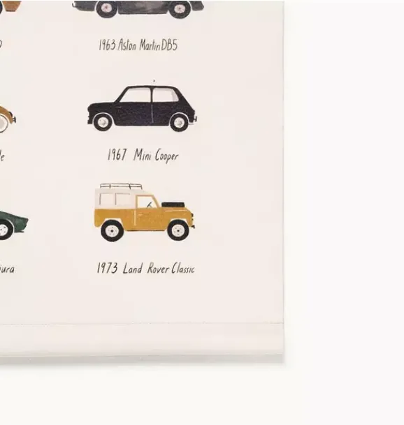 Janie and Jack Art-Poster - classic cars