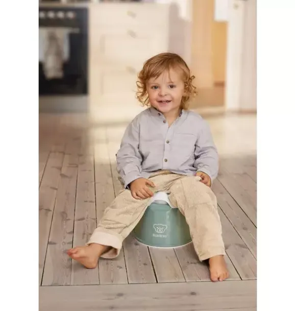 Janie and Jack Health And Safety-Potty Training Bundle, Deep /White green
