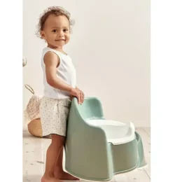 Janie and Jack Health And Safety-Potty Training Bundle, Deep /White green
