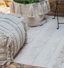 Janie and Jack Decorative Pillows And Throws-Pouf Air natural