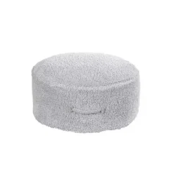 Janie and Jack Decorative Pillows And Throws-Pouf Chill Grey pearl