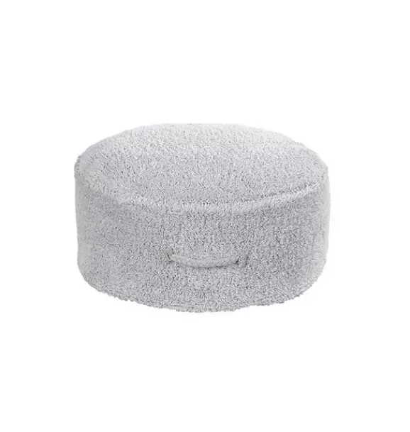 Janie and Jack Decorative Pillows And Throws-Pouf Chill Grey pearl