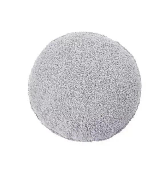 Janie and Jack Decorative Pillows And Throws-Pouf Chill Grey pearl