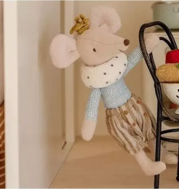 Janie and Jack Dolls-Prince Mouse, Big Brother - light blue