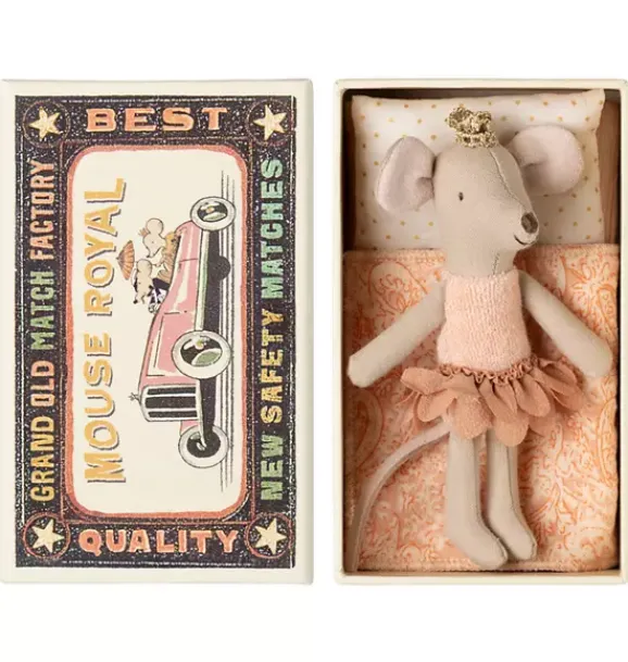Janie and Jack Dolls-Princess mouse, Little sister in matchbox multi
