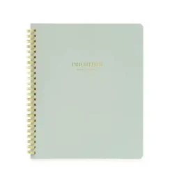 Janie and Jack Desk Accessories-Priorities Notebook, Green multi