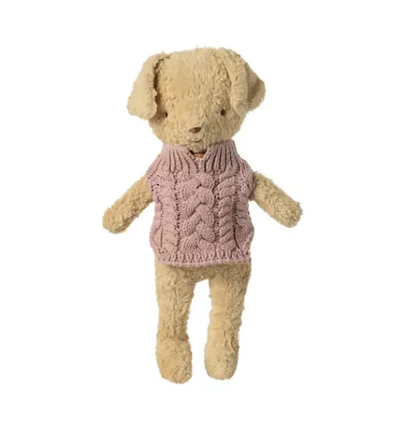 Janie and Jack Stuffed Animals-Puppy supply, Sweater - dark rose