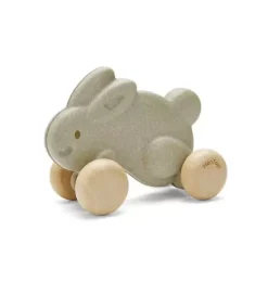 Janie and Jack Development Toys-PUSH ALONG BUNNY-GRAY multi