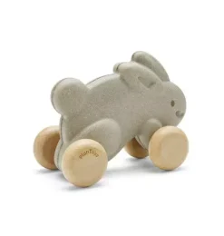 Janie and Jack Development Toys-PUSH ALONG BUNNY-GRAY multi