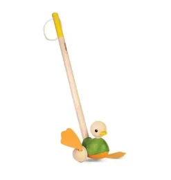 Janie and Jack Development Toys-Push Along Duck multi