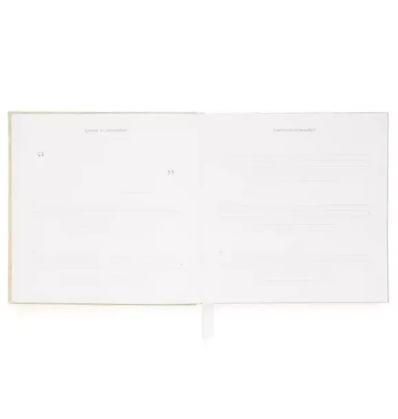 Janie and Jack Desk Accessories-Quotes to Remember Book flax