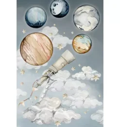 Janie and Jack Wallpaper-"Galileo Sky" Wall Decal Set multi