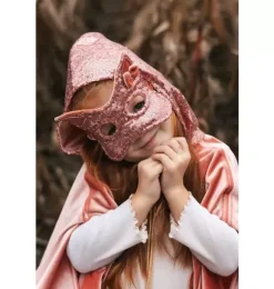 Janie and Jack Kids Accessories|Dress Up-" sequins" Cat Mask pink