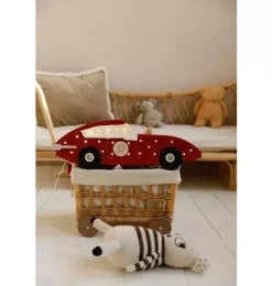 Janie and Jack Lighting-Race Car vintage red