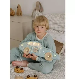 Janie and Jack Lighting-Race Car retro blue