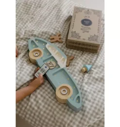 Janie and Jack Lighting-Race Car retro blue