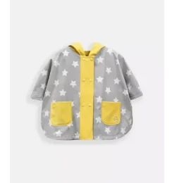 Janie and Jack Kids Clothing-Rain Poncho print star yellow
