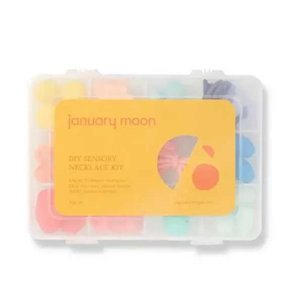 Janie and Jack Kids Accessories|Jewelry-Rainbow DIY Sensory Necklace Kit multi