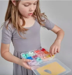 Janie and Jack Kids Accessories|Jewelry-Rainbow DIY Sensory Necklace Kit multi