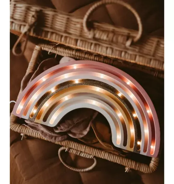 Janie and Jack Lighting-Rainbow Lamp golden rose