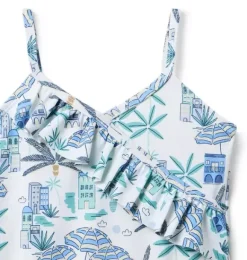 Janie and Jack One-pieces|Swim Outfits-Recycled Coastal Getaway Ruffle Swimsuit white coastal getaway