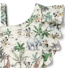 Janie and Jack Disney Mickey Mouse Safari|One-pieces-Recycled Disney Mickey Mouse Safari Swimsuit freshwater pearl mickey mouse safari