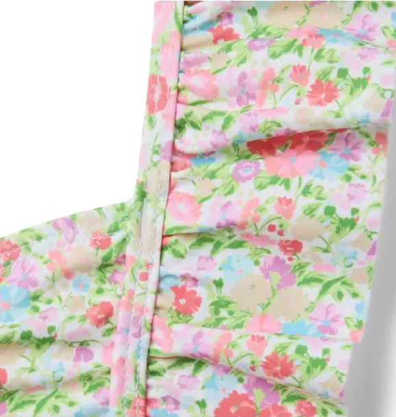 Janie and Jack Two-pieces|Swim Outfits-Recycled Ditsy Floral Ruffle 2-Piece Swimsuit white ditsy floral