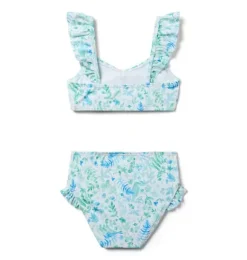 Janie and Jack Two-pieces|Girl-Recycled Floral 2-Piece Swimsuit white floral