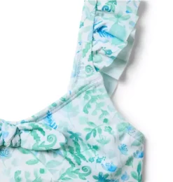 Janie and Jack Two-pieces|Girl-Recycled Floral 2-Piece Swimsuit white floral