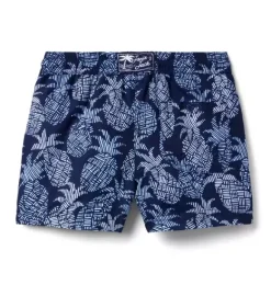 Janie and Jack Swim Trunks|Boy-Recycled Pineapple Swim Trunk merchant marine pineapple