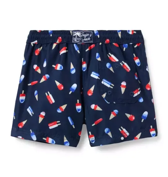 Janie and Jack Swim Trunks|Boy-Recycled Popsicle Swim Trunk merchant marine popsicle