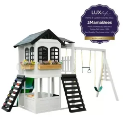 Janie and Jack Playsets-Reign Swing Set white
