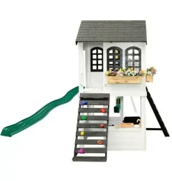 Janie and Jack Playsets-Reign Two Story Playhouse white