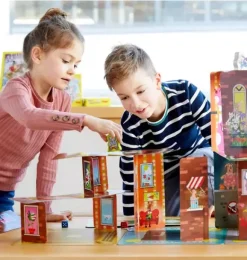 Janie and Jack Development Toys-Rhino Hero - Super Battle Stacking Game multi-color