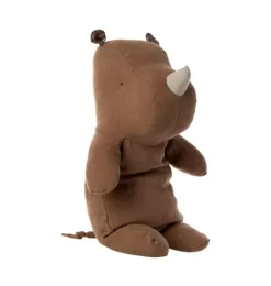 Janie and Jack Stuffed Animals-Rhino, Medium  - chocolate