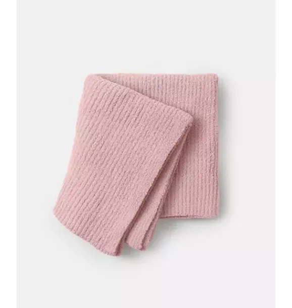 Janie and Jack Nursery|Blankets And Quilts-Ribbed Blanket Fuzzy ash rose