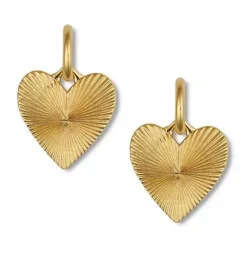Janie and Jack Adult Accessories|Jewelry-Ribbed Heart of Huggies gold