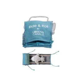 Janie and Jack Development Toys-Ride & Roll Airplane blue
