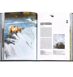 Janie and Jack Books-ROAMING AMERICA  LEATHER EDITION navy