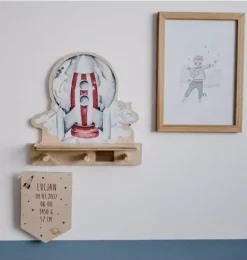 Janie and Jack Shelving-Rocketship Mini Shelf multi