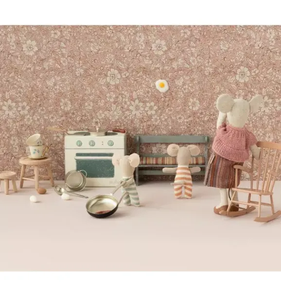 Janie and Jack Dolls-Rocking chair, Mouse - dark powder