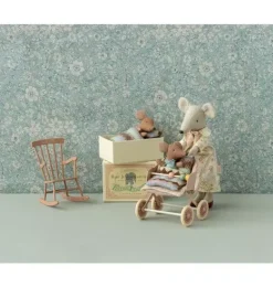 Janie and Jack Dolls-Rocking chair, Mouse - dark powder