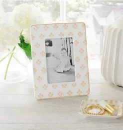 Janie and Jack Desk Accessories-Rose Floral Frame multi