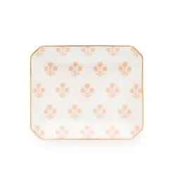 Janie and Jack Desk Accessories-Rose Floral Trinket Tray multi