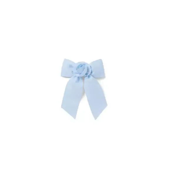 Janie and Jack Hair-Rosette Bow Barrette light blue