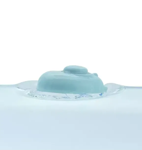 Janie and Jack Bath Toys-RUBBER CONVERTIBLE BOAT – PASTEL BLUE multi