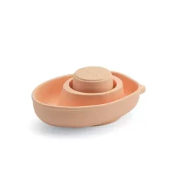 Janie and Jack Bath Toys-RUBBER CONVERTIBLE BOAT – PASTEL ORANGE multi