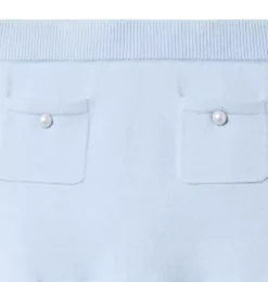 Janie and Jack Matching Sets|Skirts & Shorts-Ruffle Hem Sweater Skirt light blue